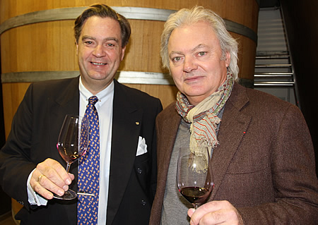 Ronald with Hubert de Bouard de Laforest, the man responsabel for the wines at Angelus