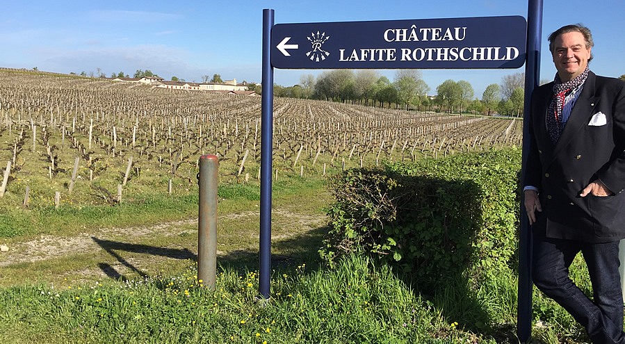 Ronald at Lafite Rothschild to taste the vintage 2018
