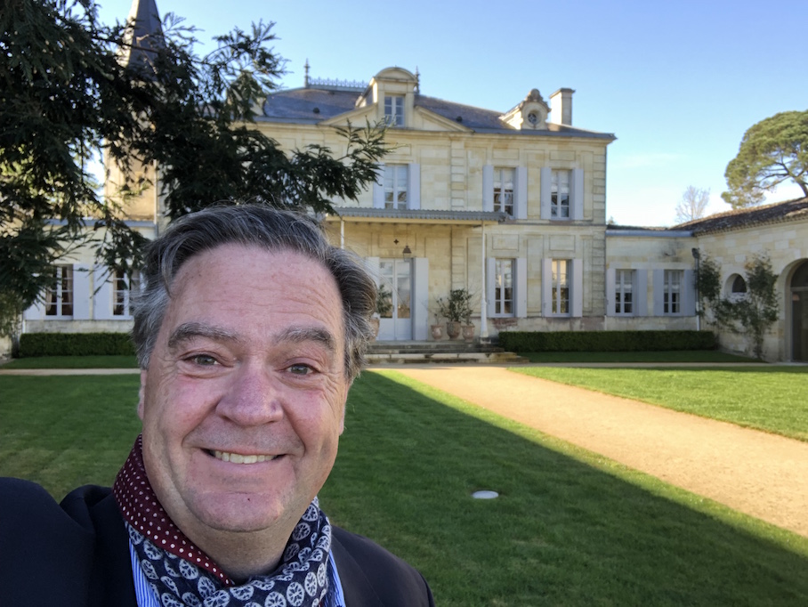 Ronald at Cheval Blanc tasting the 2018