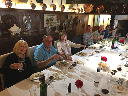 The 2018 May Grand Tour enjoying a private Lunch at a Classified Growth