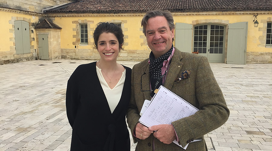 Alexandra Mentzelopoulos made me feel very welcome at Chateau Margaux