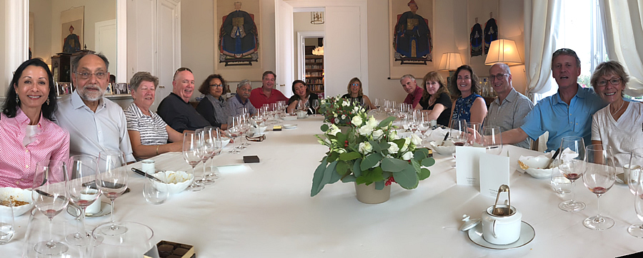 The 2018 Bordeaux Grand Cru Harvest Tour I enjoying yet another private Chateau Lunch