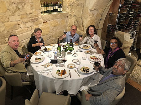 The 2018 Bordeaux Grand Cru Harvest Tour I savoring an exquisite lunch in Saint Emilion