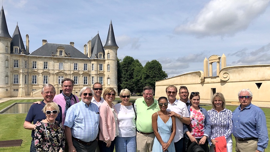 The June 2019 Grand Cru Tour 1, at Pichon Longueville Baron