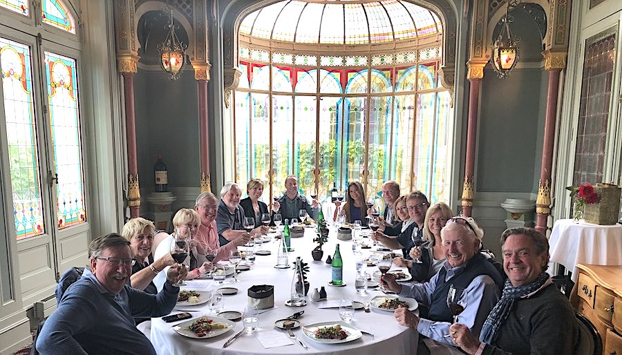 The 2019 June Grand Cru Tour 1, enjoying yet another private Chateau Lunch