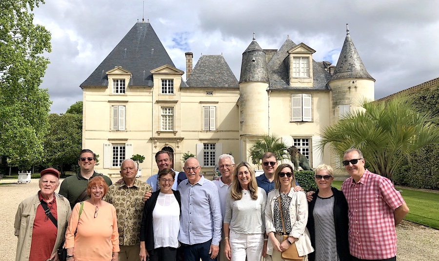 The June 2019 Grand Cru Tour 2 touring and tasting at Haut Brion