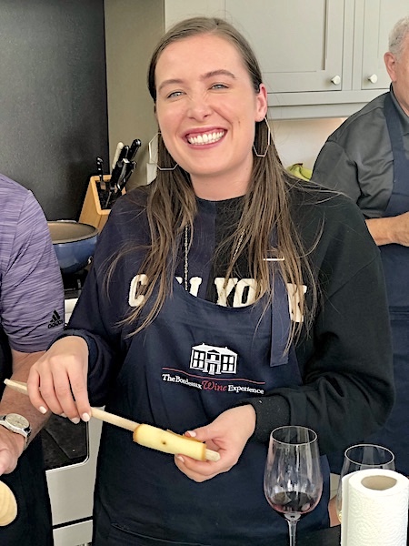 Cooking action on the 2019 Bordeaux Harvest Tour I