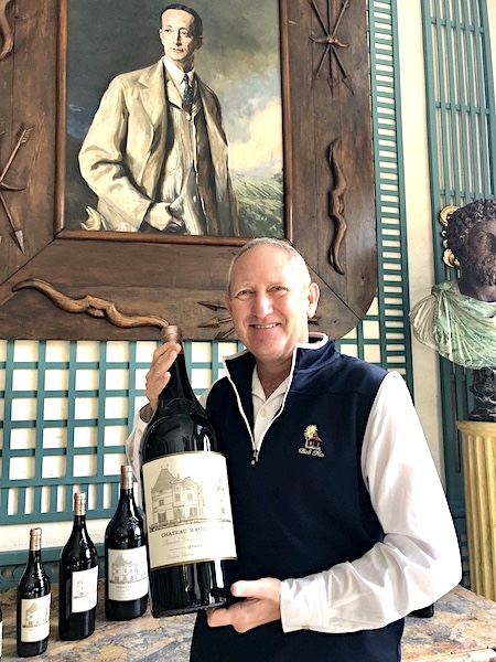 Kevin behaving badly (and having fun) on the 2019 Bordeaux Harvest Tour 2