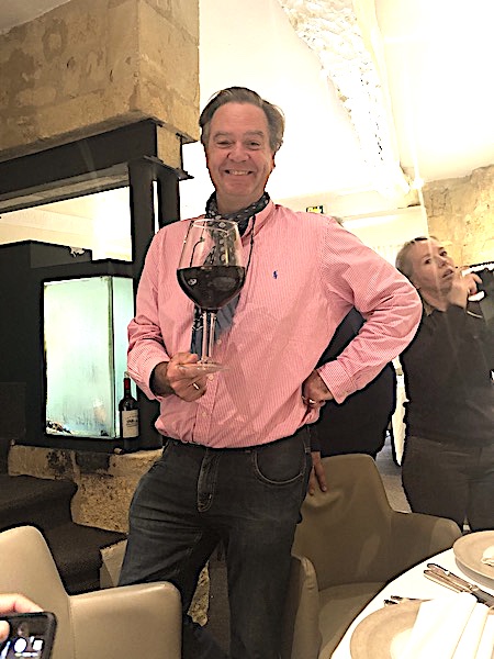 Ronald too, behaving badly (and having fun) on the 2019 Bordeaux Harvest Tour 2