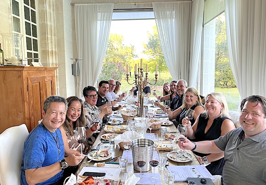 The Bordeaux Grand Cru Tour II June 2022 tasting at Chateau Coulon Laurensac