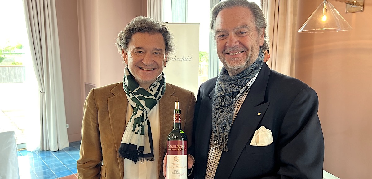 With Philippe Sereys de Rothschild (Mouton Rothschild)